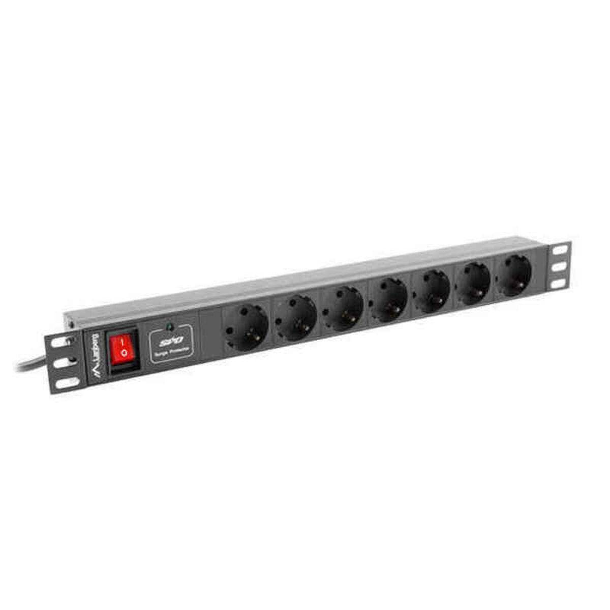 Lanberg PDU Steckdosenleiste 19 1U 7x Schuko 2m schwarz Lanberg PDU Steckdosenleiste 19 1U 7x Schuko 2m schwarz von Lanberg