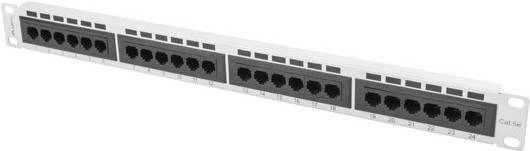 Lanberg Patchpanel 24-Port 1U 19 Cat. 5E UTP grau Lanberg Patchpanel 24-Port 1U 19 Cat. 5E UTP grau von Lanberg