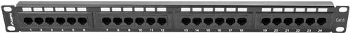Lanberg Patchpanel 24-Port 1U 19 Cat. 6 UTP schwarz von Lanberg