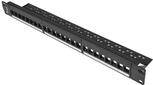Lanberg Patchpanel Blank 24-Port 1U für Keystone schwarz von Lanberg