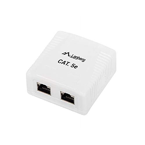 Lanberg - Rack Cabinets Lanberg FTP Data Box 2-Port RJ45 Shielded cat. 5E von Lanberg
