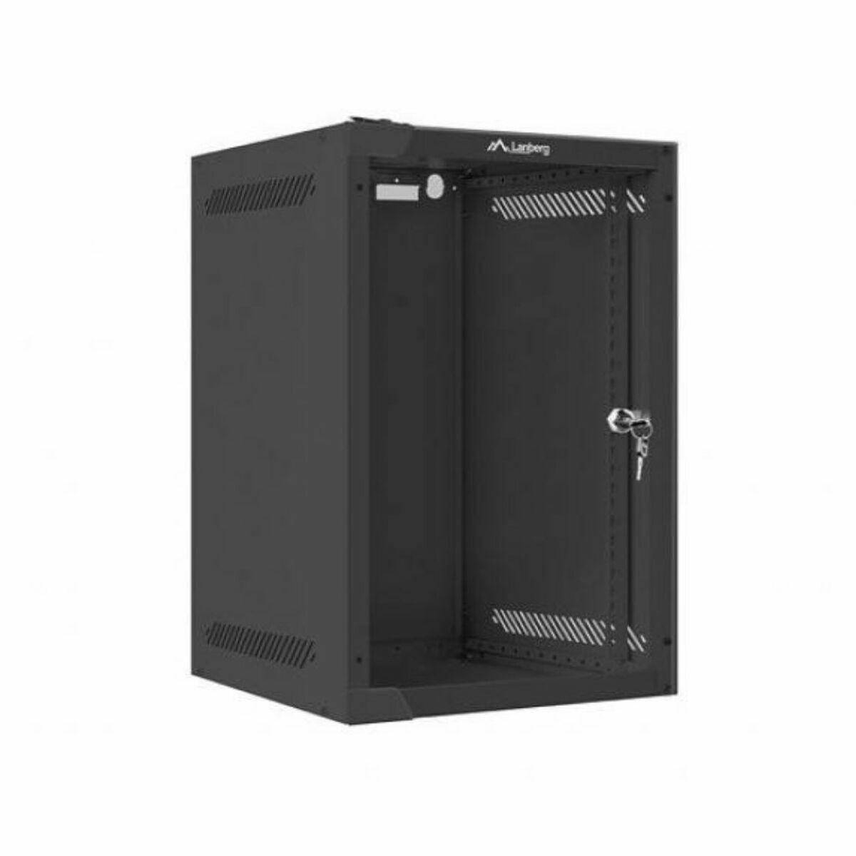 Lanberg Rack Wandschrank 10 9U/280X310 Glastür schwarz Lanberg Rack Wandschrank 10 9U/280X310 Glastür schwarz von Lanberg