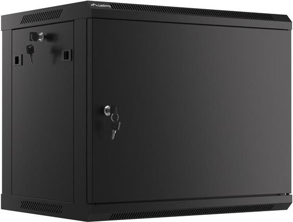 Lanberg Rack Wandschrank 19 9U/600X450 Metalltür schwarz (WF01-6409-00B) von Lanberg