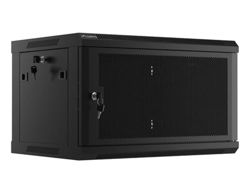 Lanberg Rackschrank 19" Wandmontage 6u/600x450 mit perforierter Tür schwarz Lanberg Rackschrank 19" Wandmontage 6u/600x450 mit perforierter Tür schwarz von Lanberg