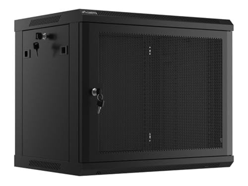 Lanberg Rackschrank 19" Wandmontage 9u/600x450 mit perforierter Tür schwarz Lanberg Rackschrank 19" Wandmontage 9u/600x450 mit perforierter Tür schwarz von Lanberg