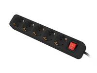 Lanberg Steckdosenleiste 5x Schuko m. Sch.,Kupfer, 3m schw. Lanberg Steckdosenleiste 5x Schuko m. Sch.,Kupfer, 3m schw. von Lanberg