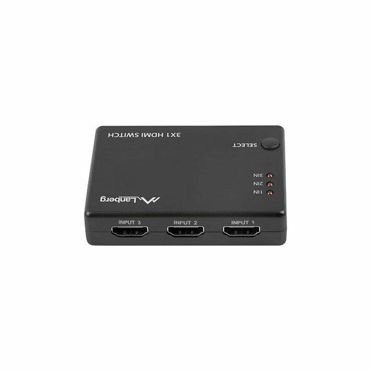 Lanberg Switch Video 3x HDMI Micro-USB Port Fernb. schwarz Lanberg Switch Video 3x HDMI Micro-USB Port Fernb. schwarz von Lanberg