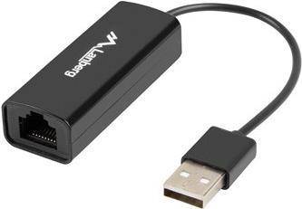 Lanberg USB->RJ45 Netzwerkkarte USB 2.0 1x RJ45 100MB Kabel von Lanberg