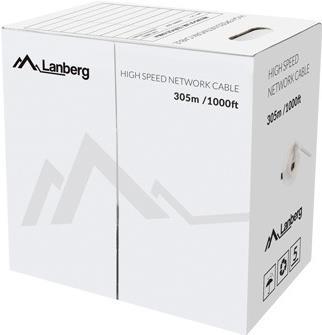 Lanberg Verlegekabel Cat. 6 UTP 305m grau, Kupfer, Fluke (LCU6-12CU-0305-S) von Lanberg