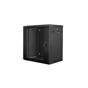 Lanberg WF01-6412-10B Rack 12U Wandmontiertes Regal Schwarz (WF01-6412-10B) von Lanberg