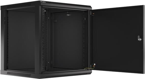 Lanberg WF01-6612-00B Rack 12U Wandmontiertes Regal Schwarz (WF01-6612-00B) von Lanberg