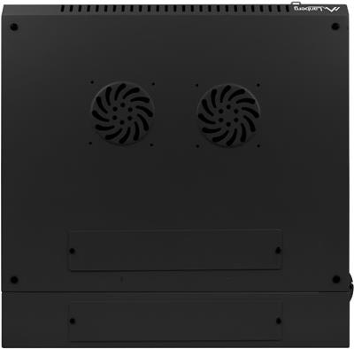 Lanberg WF02-6609-10B Rack 9U Wandmontiertes Regal Schwarz (WF02-6609-10B) von Lanberg