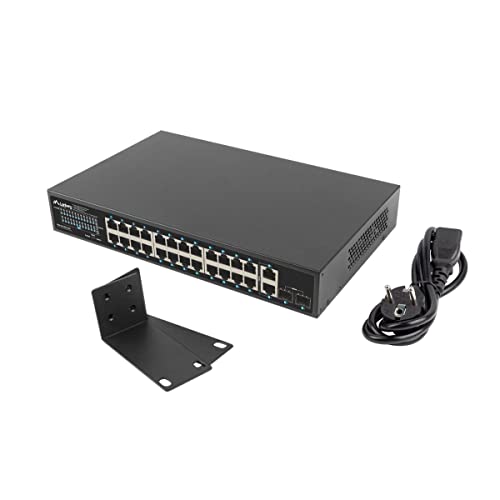 Switch 24x1GB POE+ 2xGB 2x rack 19'' gigabit ethernet 250W von Lanberg