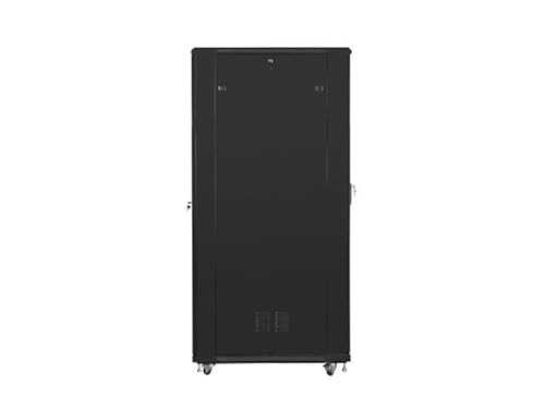 lanberg ARMARIO Rack FF01-8242-12B (42U, 19'', 2047MM / 800MM / 1200 MM, Standing, Glass, 800 KG, Black Color) von Lanberg