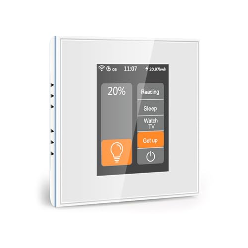 LANBON L8-HD LCD Smart Dimmerschalter 1 Fach, 0-100 Stufenlos Dimmbarer Schalter funktioniert mit Homekit/Tuya, Dimmer Switch für LED Lampen kompatibel mit Alexa/Google Home,Erforderlich Neutralleiter LANBON L8-HD LCD Smart Dimmerschalter 1 Fach, 0-100 Stufenlos Dimmbarer Schalter funktioniert mit Homekit/Tuya, Dimmer Switch für LED Lampen kompatibel mit Alexa/Google Home,Erforderlich Neutralleiter von Lanbon