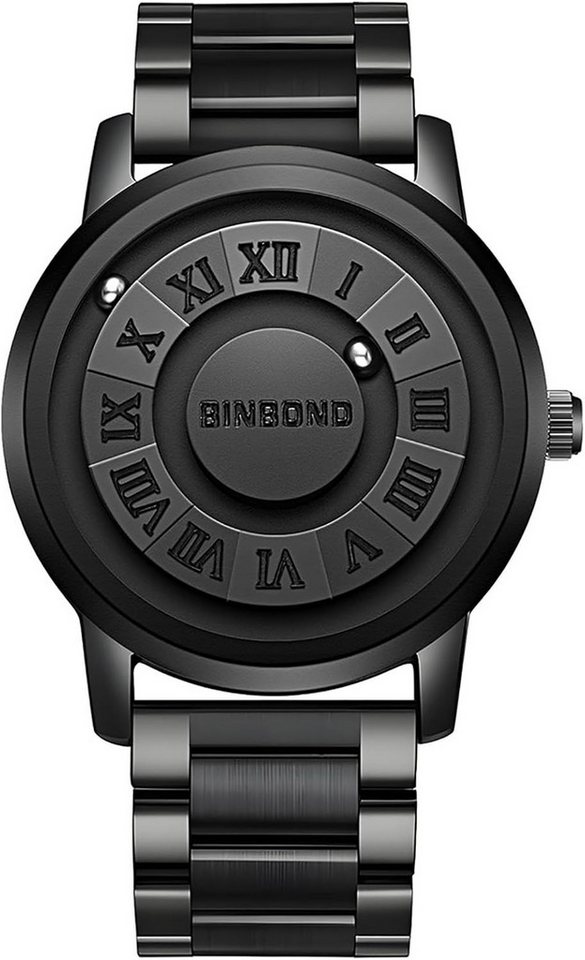 Lancardo Hochpräzises Quarzwerk-magnetischer Kugelanzeige-futuristischem Design Watch, Stilvolle Herrenmodeuhr mit verstellbarem Edelstahlarmband Lancardo Hochpräzises Quarzwerk-magnetischer Kugelanzeige-futuristischem Design Watch, Stilvolle Herrenmodeuhr mit verstellbarem Edelstahlarmband von Lancardo