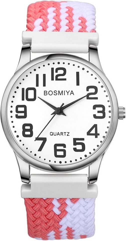 Lancardo Präzise Zeitanzeige Hochwertiges Quarzwerk mit langlebiger Batterie Watch, mit Klassische Design großen arabischen Ziffern eine klare Zeitanzeige von Lancardo