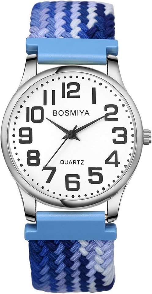 Lancardo Präzise Zeitanzeige Hochwertiges Quarzwerk mit langlebiger Batterie Watch, mit Klassische Design großen arabischen Ziffern eine klare Zeitanzeige von Lancardo