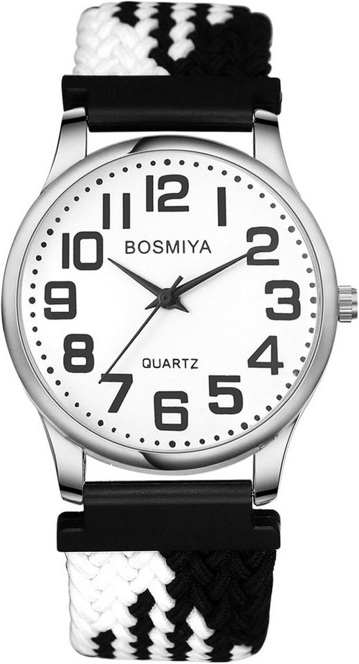 Lancardo Präzise Zeitanzeige Hochwertiges Quarzwerk mit langlebiger Batterie Watch, mit Klassische Design großen arabischen Ziffern eine klare Zeitanzeige von Lancardo