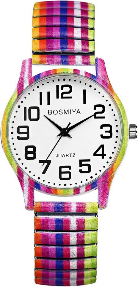 Lancardo Präzises Quarzwerk mit Hochwertiges Uhrwerk mit langlebiger Batterie Watch, Hochwertige Legierung Zeiteinstellung drehbare mit böhmischem Design von Lancardo