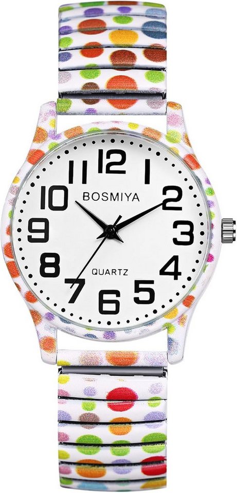 Lancardo Präzises Quarzwerk mit Hochwertiges Uhrwerk mit langlebiger Batterie Watch, Hochwertige Legierung Zeiteinstellung drehbare mit böhmischem Design von Lancardo