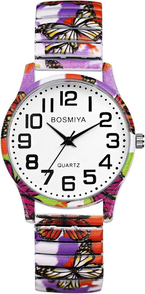Lancardo Präzises Quarzwerk mit Hochwertiges Uhrwerk mit langlebiger Batterie Watch, Hochwertige Legierung Zeiteinstellung drehbare mit böhmischem Design von Lancardo