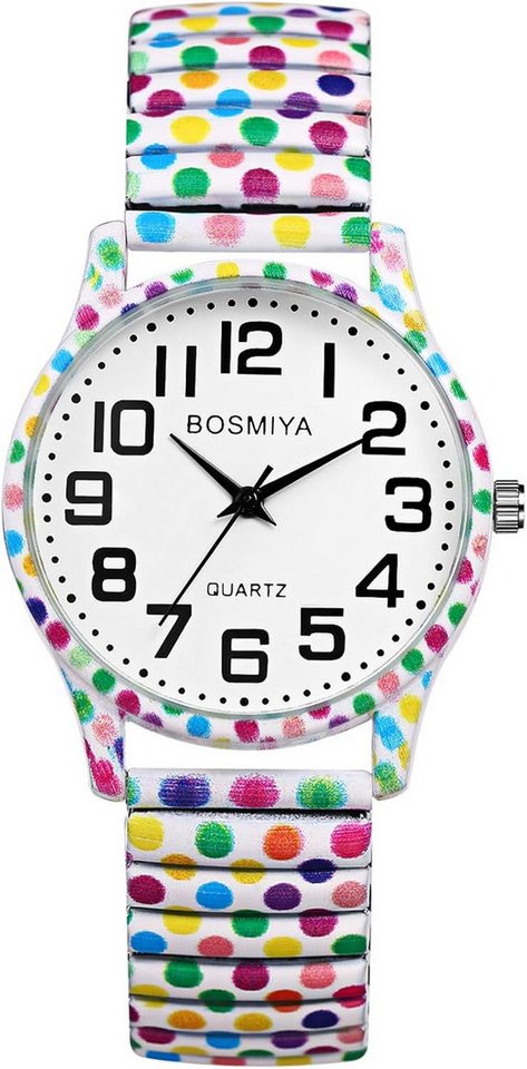 Lancardo Präzises Quarzwerk mit Hochwertiges Uhrwerk mit langlebiger Batterie Watch, Hochwertige Legierung Zeiteinstellung drehbare mit böhmischem Design von Lancardo