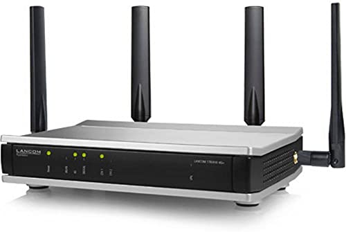 LANCOM 1780EW-4G+ Business-VPN-Router mit LTE-Modem bis zu 100 MBit/s, IEEE 802.11n WLAN (450 MBit/s), IPSec-VPN (5 Kanäle/optional 25), Gigabit Ethernet-Schnittstelle von Lancom