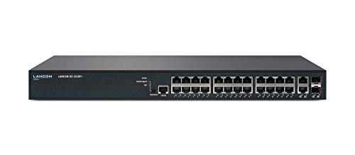 LANCOM 61481 GS-2326P+, Managed Layer-2-Switch, 24x GE POE Port nach IEEE 802.3af/at mit 185W, 2x Combo-Ports (TP/SFP) von Lancom