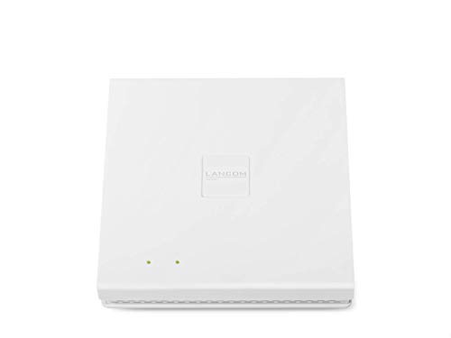 LANCOM 61792 LN-1700B (EU) Business-Access Point mit bis zu 1733 MBit/s, Bluetooth Funkmodul für Beaconing, PoE (IEEE 802.3at), Dual Concurrent WLAN (2,4 & 5 GHz) 4x4 MU-MIMO, Weiß von Lancom