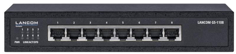 LANCOM GS-1108 - Switch, 8-Port, Gigabit Ethernet von Lancom
