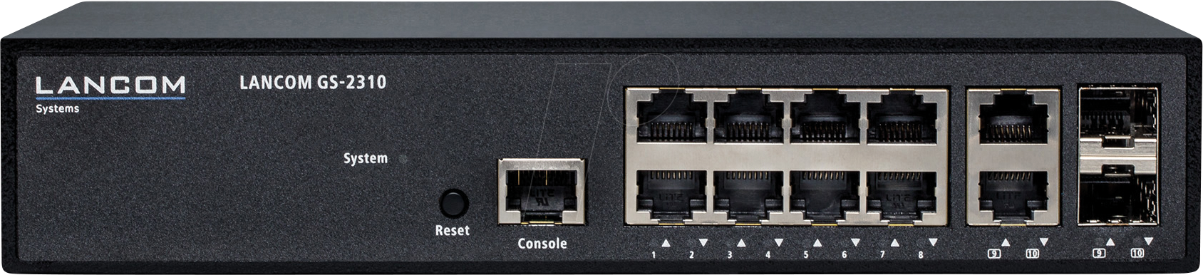LANCOM GS-2310 - Switch, 10-Port, Gigabit Ethernet, RJ45/SFP von Lancom