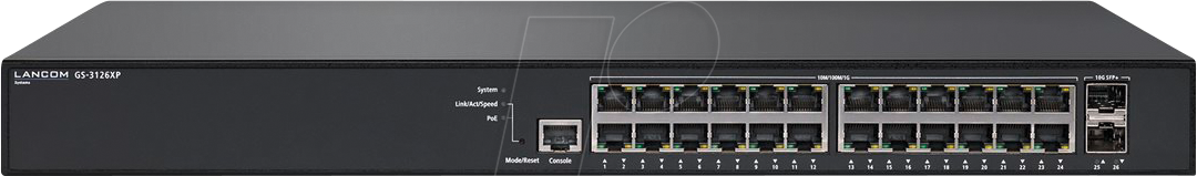 LANCOM GS-3126XP - Switch, 26-Port, Gigabit Ethernet, SFP+, PoE+ von Lancom