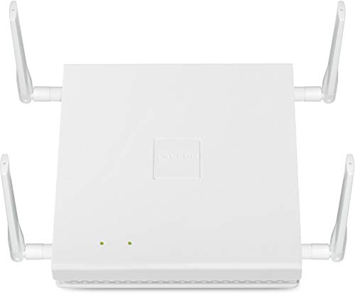 LANCOM LN-862 Business-Access Point mit bis zu 867 MBit/s, Beamforming, Vier Reverse SMA-Antennenanschlüsse, PoE (IEEE 802.3at), Dual Concurrent WLAN (2,4 & 5 GHz) 2x2 MU-MIMO, Weiß von Lancom