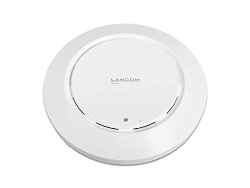 LANCOM LW-500 (WW) WiFi-5 Access Point mit bis zu 867 MBit/s im Rauchmelder-Design, Vier integrierte Antennen, PoE (IEEE 802.3af), Dual Concurrent WLAN (2,4 & 5 GHz) 2x2 MIMO, Weiß von Lancom