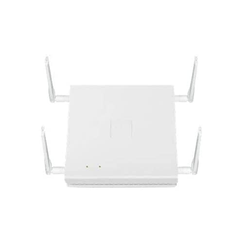 LANCOM LX-6402 (WW) WiFi-6 Access Point mit bis zu 2400 MBit/s, 4 flexible Rundstrahl-Antennen, PoE (IEEE 802.3at), Dual Concurrent WLAN (2,4 & 5 GHz) 4x4 MU-MIMO, 2,5 Gigabit Ethernet-PoE-Port, Weiß von Lancom
