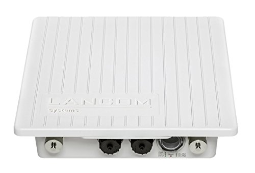 LANCOM OAP-822 Outdoor Access Point mit bis zu 867 MBit/s, Vier Dipol-Dualband-Antennen, PoE (IEEE 802.3af), Dual Concurrent WLAN (2,4 & 5 GHz) Active Radio Control (ARC), Weiß von Lancom