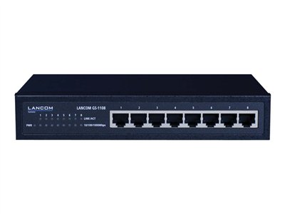 LANCOM Switch GS-1108 8port GBE lüfterlos LANCOM Switch GS-1108 8port GBE lüfterlos von Lancom