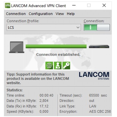 LANCOM Upgrade Advanced VPN Client (WIN. Bulk 25) von Lancom