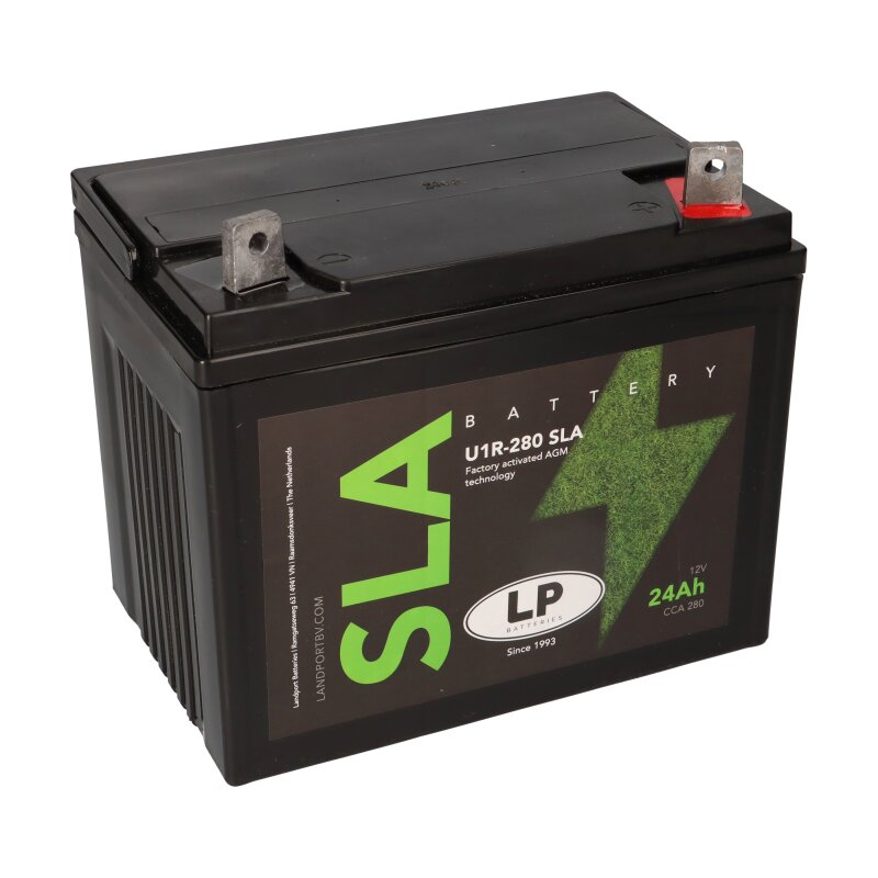 AGM Batterie 12V 24Ah für Rasenmäher Rasentraktor LS U1R-280 SLA von Landport