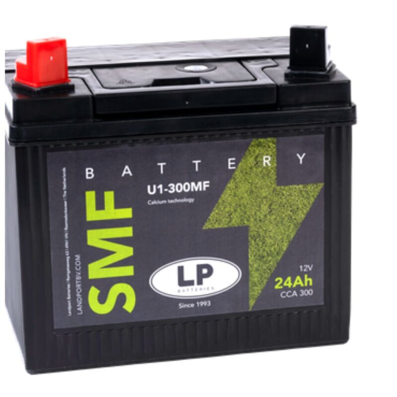 Batterie 12V 24Ah für Rasenmäher Rasentraktor LB U1-300MF Batterie 12V 24Ah für Rasenmäher Rasentraktor LB U1-300MF von Landport