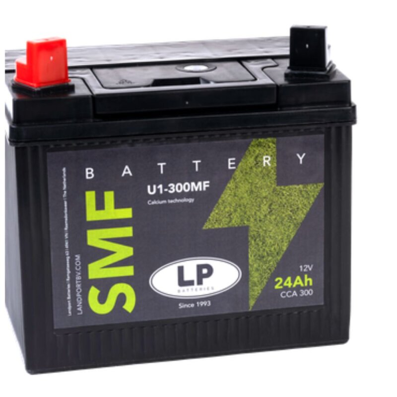 Batterie 12V 24Ah für Rasenmäher Rasentraktor LB U1-300MF von Landport