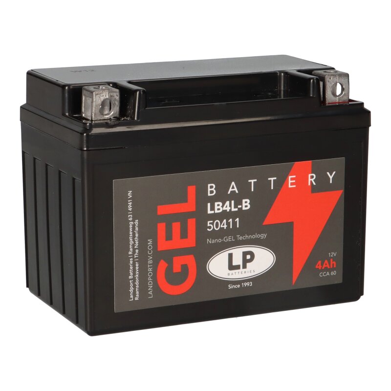 Batterie 12V 4Ah für Motorrad Startbatterie MG LB4-3 Batterie 12V 4Ah für Motorrad Startbatterie MG LB4-3 von Landport