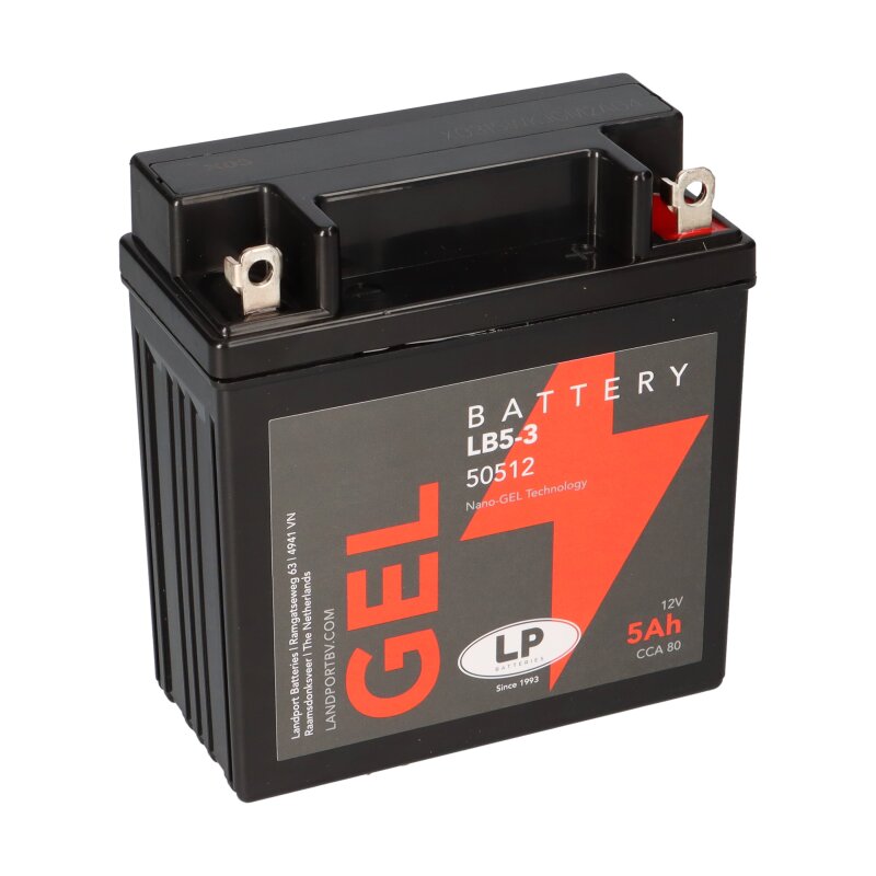 Batterie 12V 5Ah für Motorrad Startbatterie MG LB5-3 Batterie 12V 5Ah für Motorrad Startbatterie MG LB5-3 von Landport
