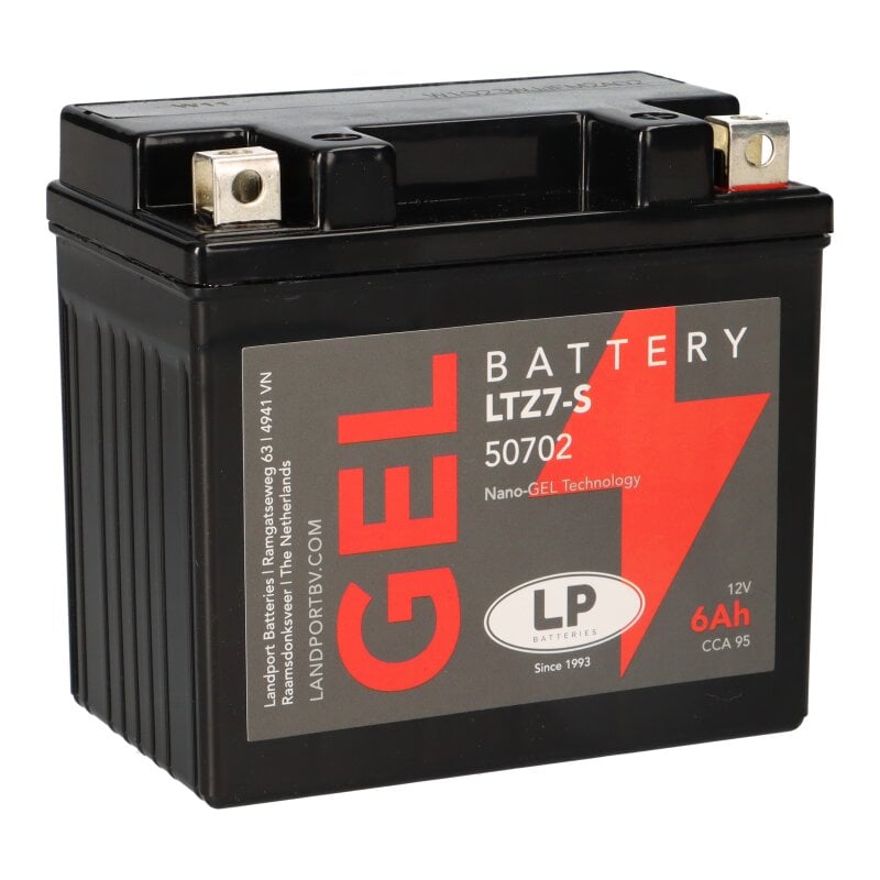 Batterie 12V 6Ah für Motorrad Startbatterie MG LTZ7-S Batterie 12V 6Ah für Motorrad Startbatterie MG LTZ7-S von Landport