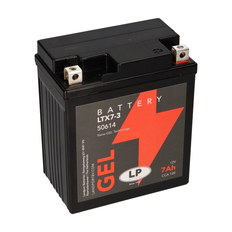 Batterie 12V 7Ah für Motorrad Startbatterie MG LTX7-3 Batterie 12V 7Ah für Motorrad Startbatterie MG LTX7-3 von Landport