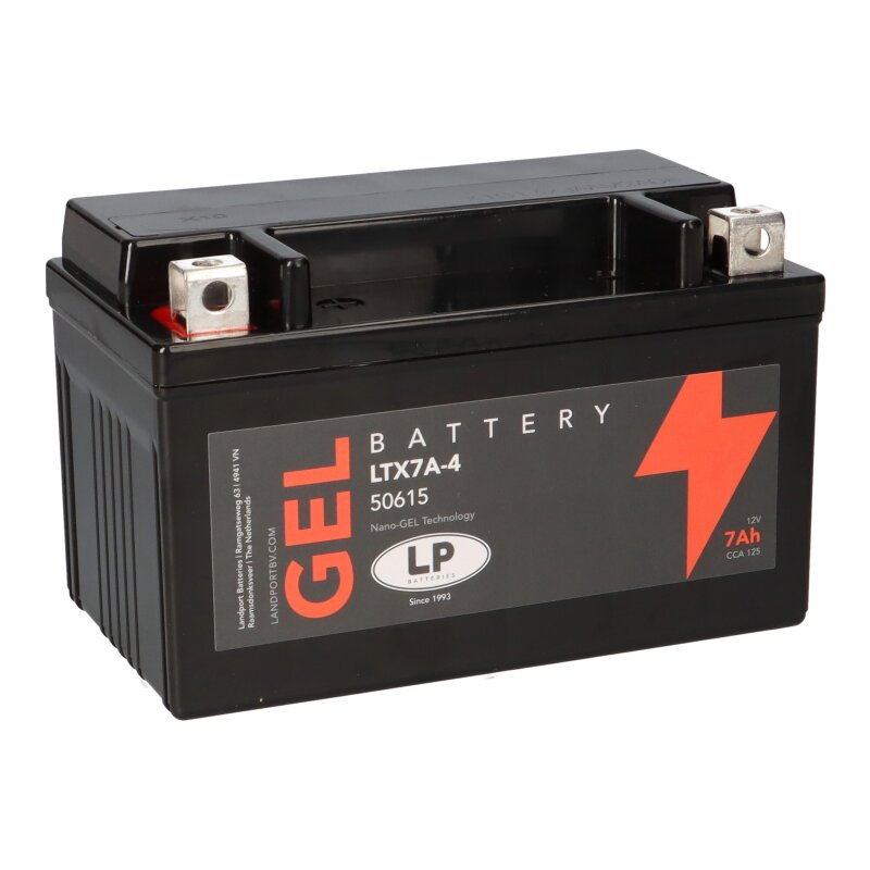 Batterie 12V 7Ah für Motorrad Startbatterie MG LTX7A-4 Batterie 12V 7Ah für Motorrad Startbatterie MG LTX7A-4 von Landport