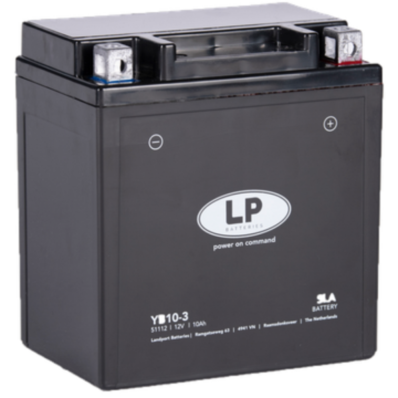 Batterie AGM SLA 12V 10Ah für Motorrad Startbatterie MS LB10-3 von Landport