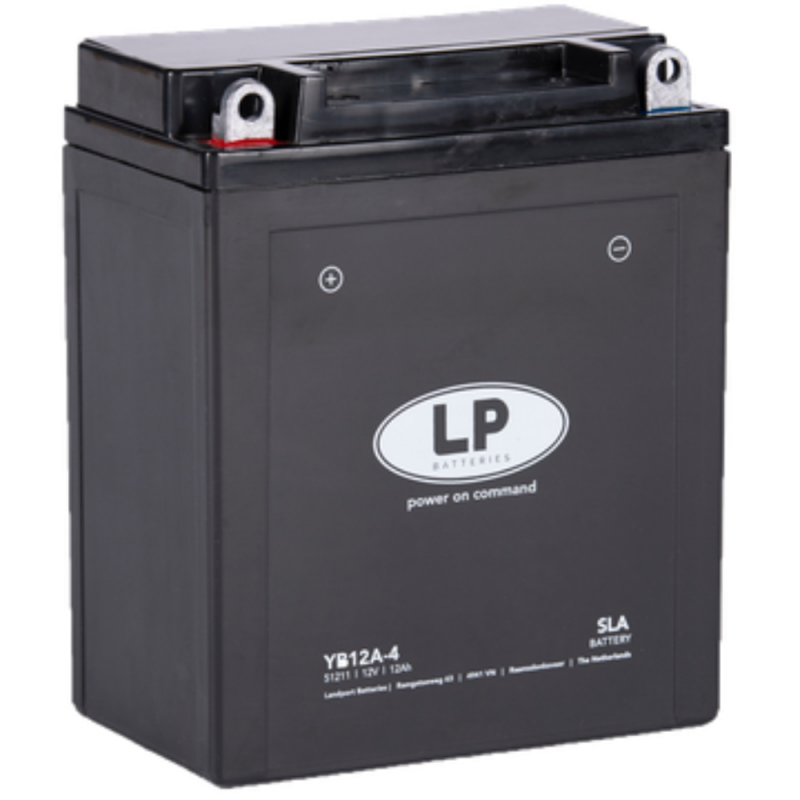 Batterie AGM SLA 12V 12Ah für Motorrad Startbatterie MS LB12A-4 von Landport