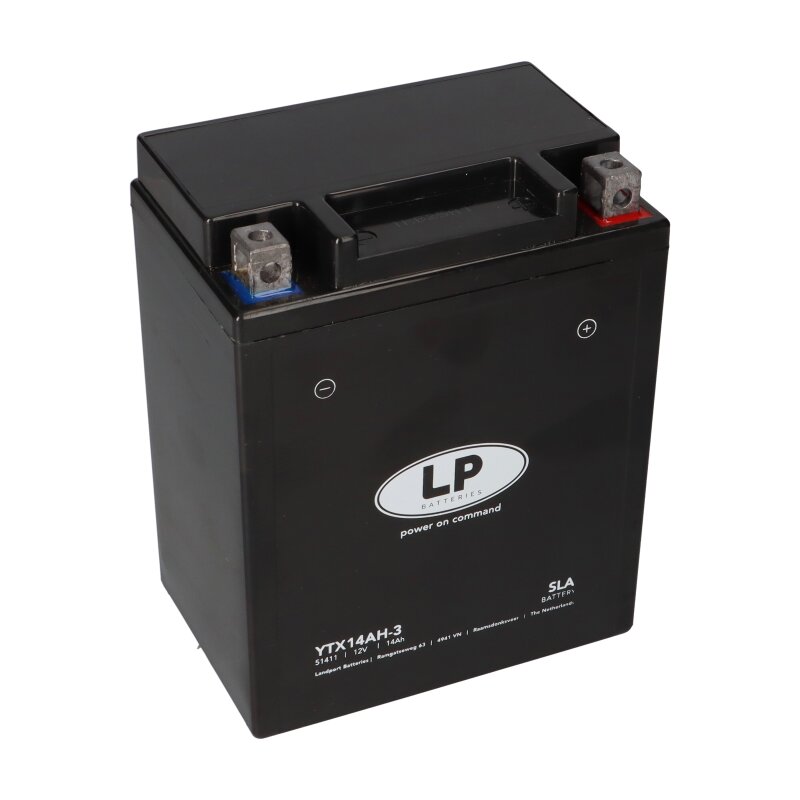 Batterie AGM SLA 12V 14Ah für Motorrad Startbatterie MS LTX14AH-3 von Landport